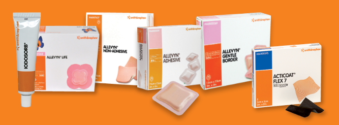 Smith & Nephew wound care products - advanced solutions for effective and comfortable wound management.