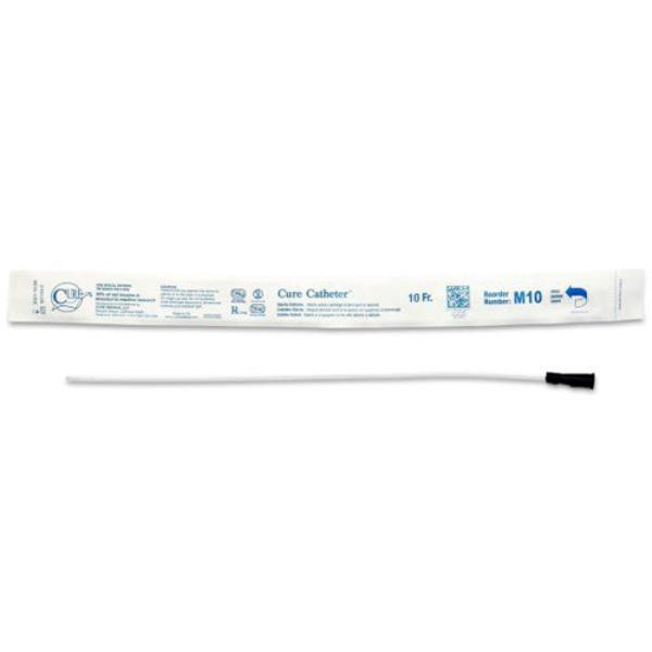 Cure Catheter Uncoated Straight Tip Male Sterile 40cm