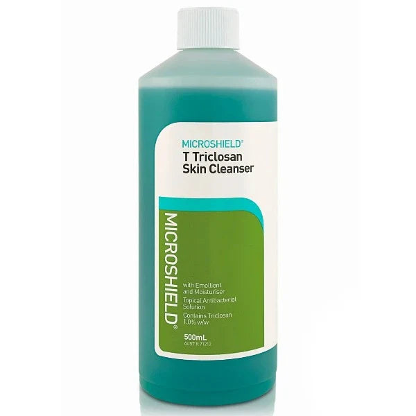 Microshield T Triclosan 500ml: Antimicrobial hand wash for effective hand hygiene.