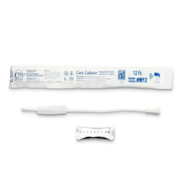 Cure Catheter Uncoated Straight Tip Male Sterile 40cm