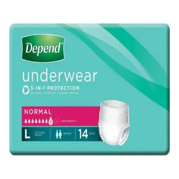 Depend ® Unisex Underwear Normal (8 DROPS)