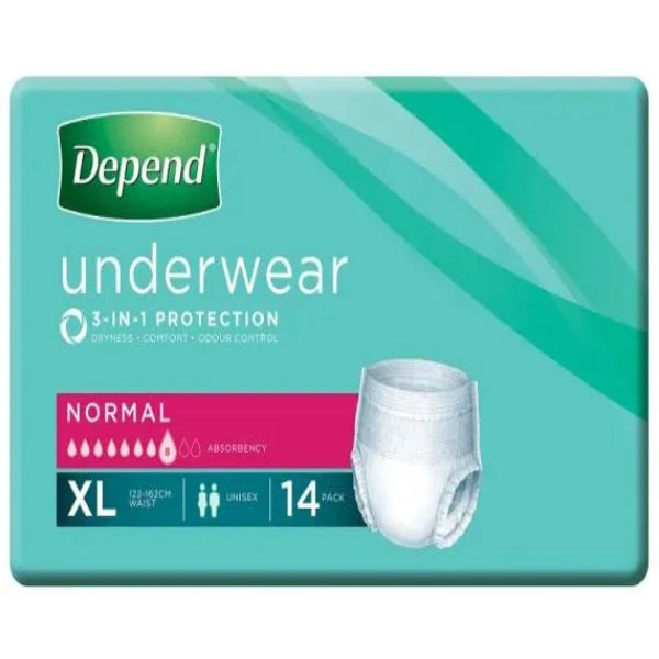 Depend ® Unisex Underwear Normal (8 DROPS)