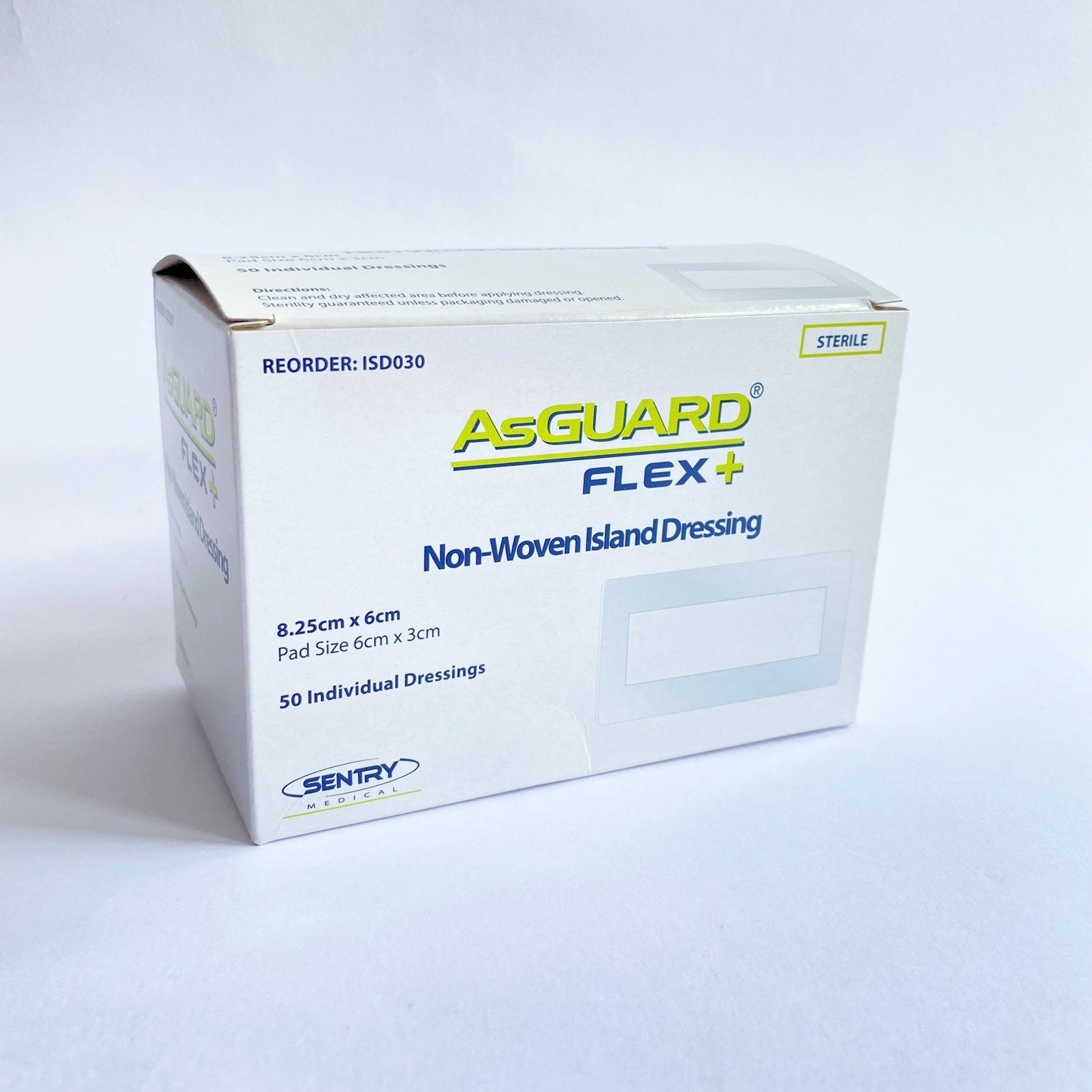 AsGUARD® Flex + Non-Woven Sterile Island Dressing