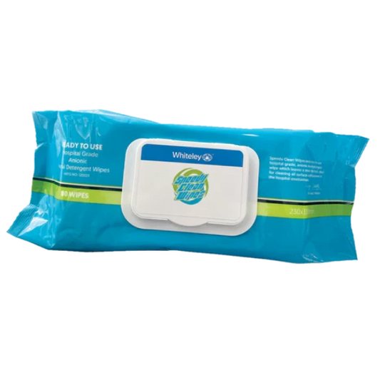 Speedy Clean Wipes - 80 wipes: Versatile cleaning wipes for quick and effective surface cleaning, pack of 80.