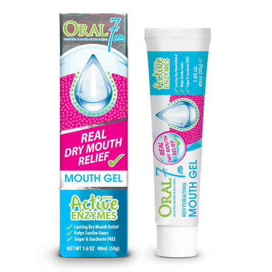 Oral 7 Mouth Gel 40ml: Gel for dry mouth relief and oral comfort.