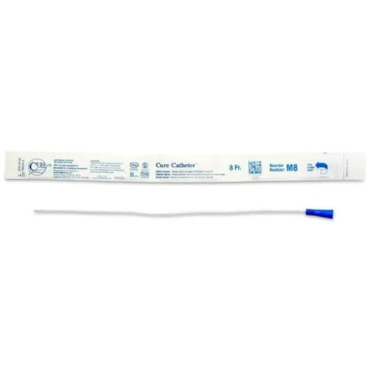 Cure Catheter Uncoated Straight Tip Male Sterile 40cm