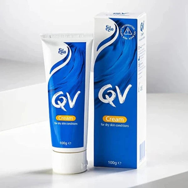 QV Cream 100g: Intensive moisturizing cream for dry and sensitive skin, 100g.