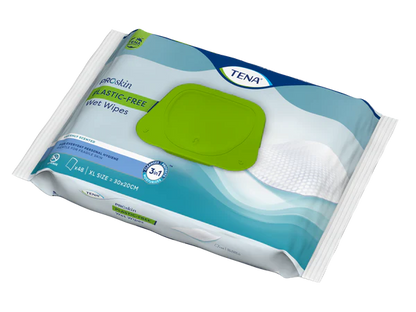 Tena ProSkin Wet Wipes Plastic Free