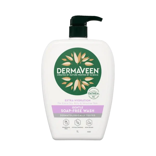 Dermaveen Extra Hydration Gentle Soap Free Wash