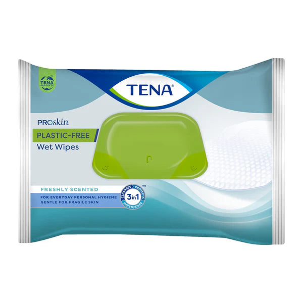 Tena ProSkin Wet Wipes Plastic Free