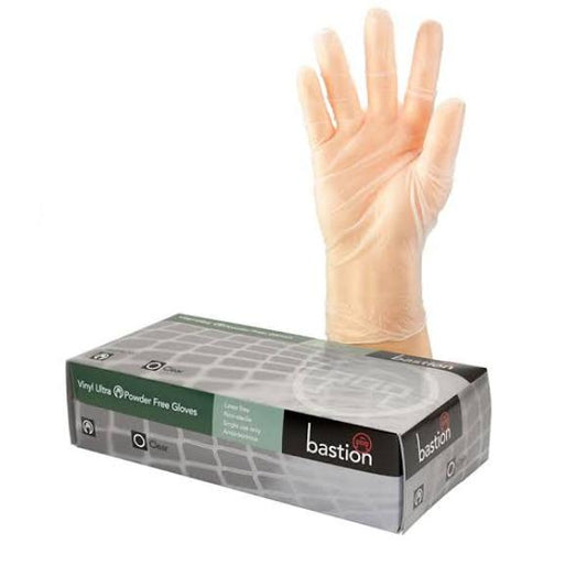 Vinyl Gloves – Powder Free, Clear