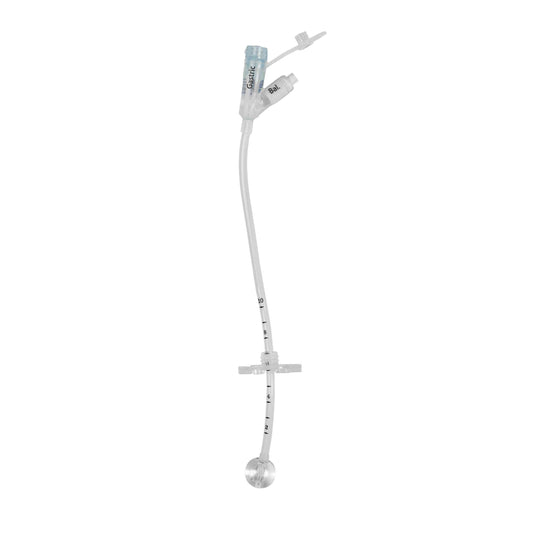 18 Fr MIC Bolus G Feeding Tube with ENFit® Connector, designed for safe enteral feeding with a silicone internal retention balloon.