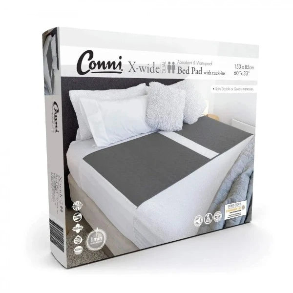 Conni X-Wide Dual Bed Pad with Tuck-Ins