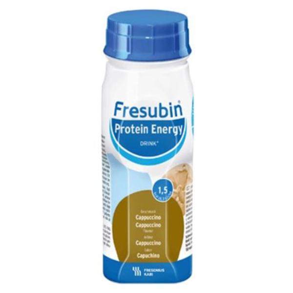 Fresubin 2 KCAL Drink 200ml in Cappuccino flavor - high energy and high protein nutritional drink.