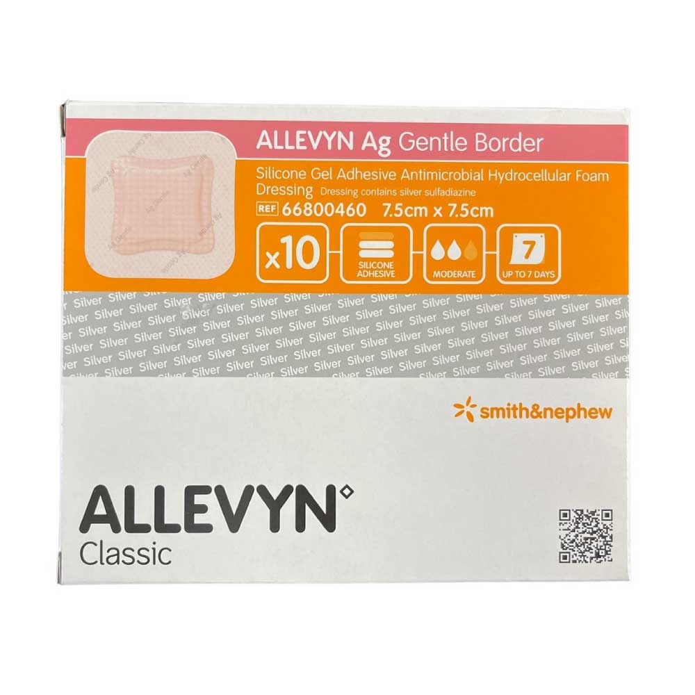 ALLEVYN Ag Gentle Border Adhesive Dressing