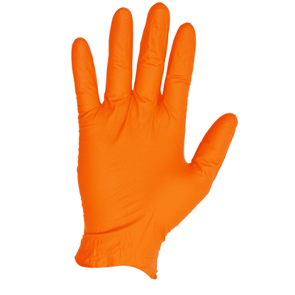 Bastion Premium Nitrile Gloves Orange