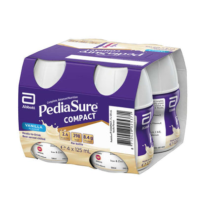 Pediasure compact vanilla is a nutritional drink with vanilla flavour 