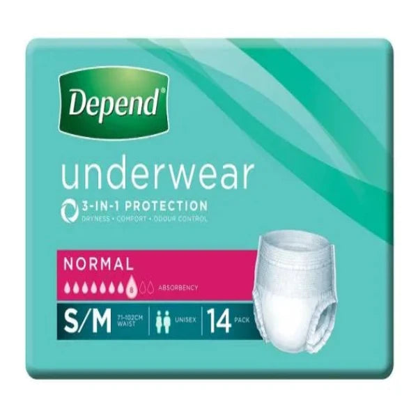 Depend ® Unisex Underwear Normal (8 DROPS)