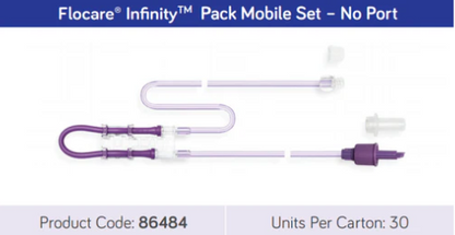Flocare® Infinity Pack Mobile Set – No Port | Carton of 30