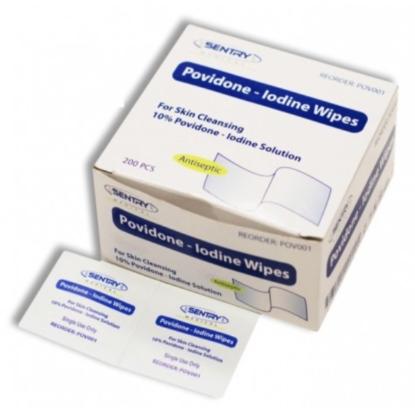 Povidine Iodine Wipes