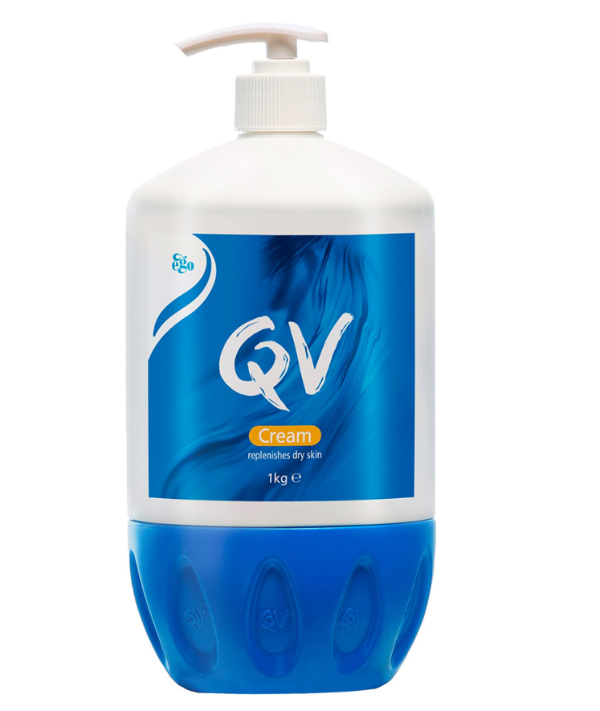 QV Cream 1kg: Intensive moisturizing cream for dry and sensitive skin, 1kg.