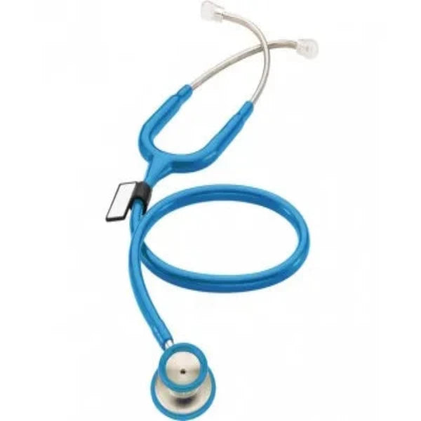 StainlessSteel-BrightBlue Stethoscope
