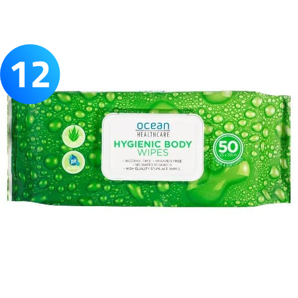 Ocean Hygienic Body Wipes (50)