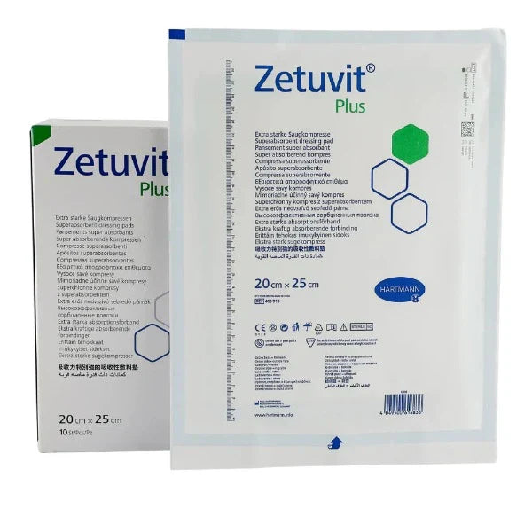 Zetuvit® Plus Sterile Absorbent Dressing - Box/10