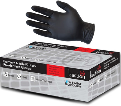 Gloves Nitrile PF Black