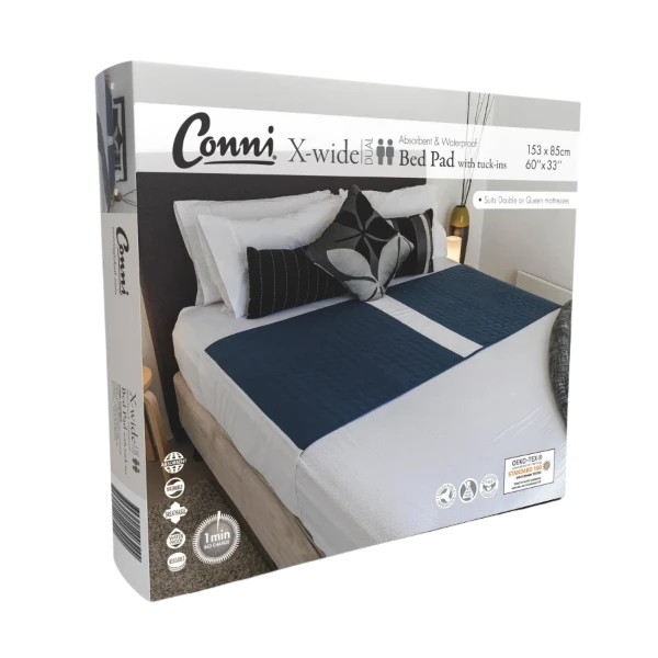 Conni X-Wide Dual Bed Pad with Tuck-Ins