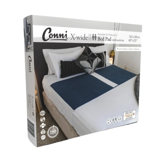 Conni X-Wide Dual Bed Pad with Tuck-Ins