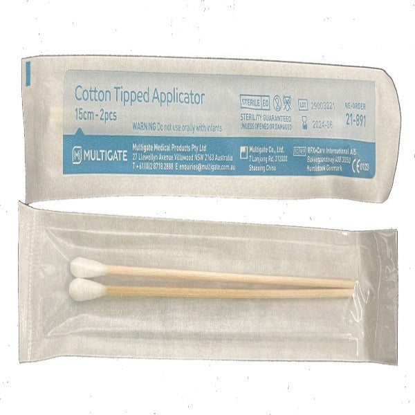 Cotton Tip Applicator - Sterile – Trugrade Medical Supplies