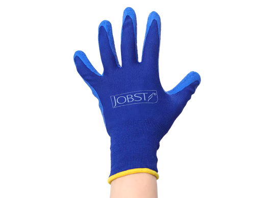 JOBST Grip Glove Blue in medium and large sizes for easy compression stocking application