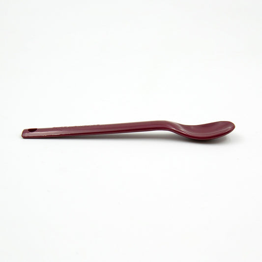 Maroon Feeding Spoon with flattened bowl for controlled portions