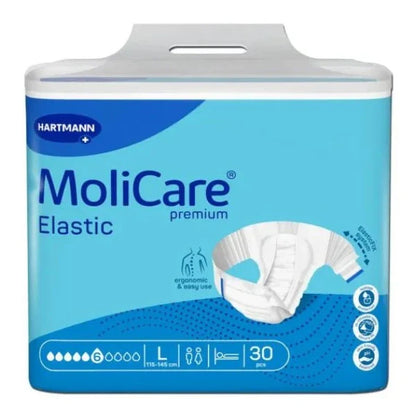 MoliCare Premium Mobile 6 Drop, Large size, pull-up incontinence pants for secure and comfortable wear.