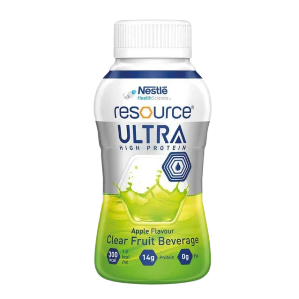 RESOURCE® ULTRA Clear Fruit Flavoured Beverage Apple flavor - clear, fat-free, and nutritious.