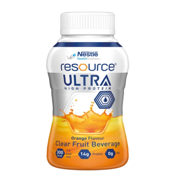 RESOURCE® ULTRA Clear Fruit Flavoured Beverage Orange flavor - refreshing and high-protein.