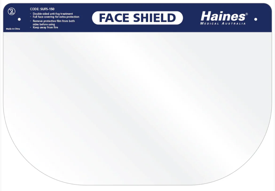 Single Use Face Shield