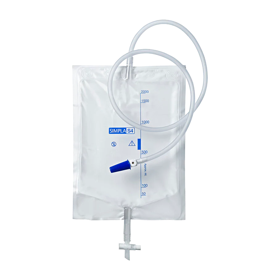 Simpla® Bedside Drainage bag (S4 Extended Term) with tap (Sterile) (10)