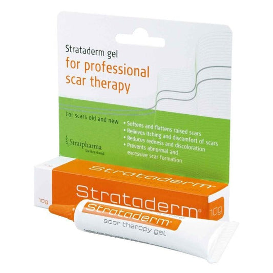 Strataderm 10g: Silicone gel for treating and preventing abnormal scars.