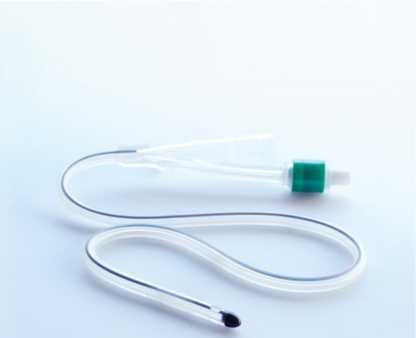 Releen In-Line Male Foley Catheter - 100% Silicone, Latex-Free